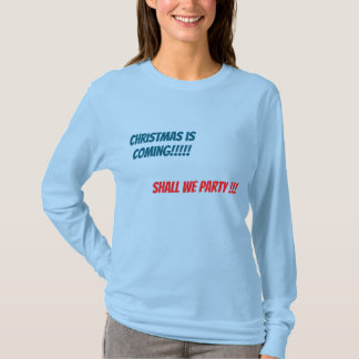 Camiseta O Natal está chegando