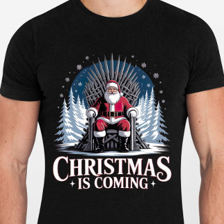 Camiseta O Natal está Chegando - Natal Divertido