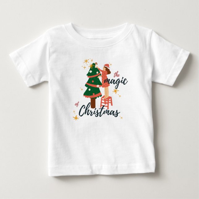 Camiseta O natal mágico  (Frente)