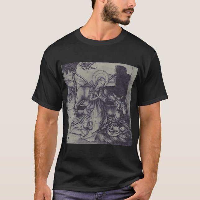 Camiseta O Natal Natividade Stark Ink Art (Frente)