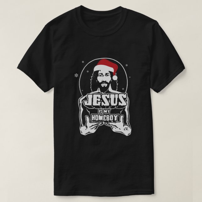 Camiseta O Natal Oficial Original Jesus é o meu ficar em ca (Frente do Design)