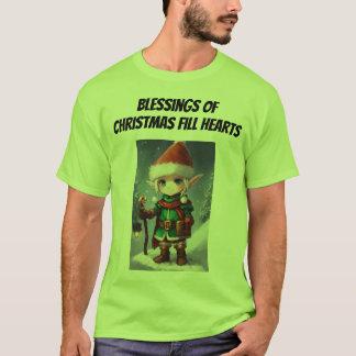 Camiseta O Natal traz uma Design infinita de bênçãos
