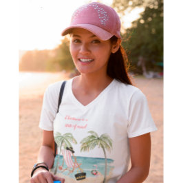 Camiseta O Natal tropical na praia ainda é Natal
