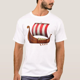 Camiseta O navio de um viquingue