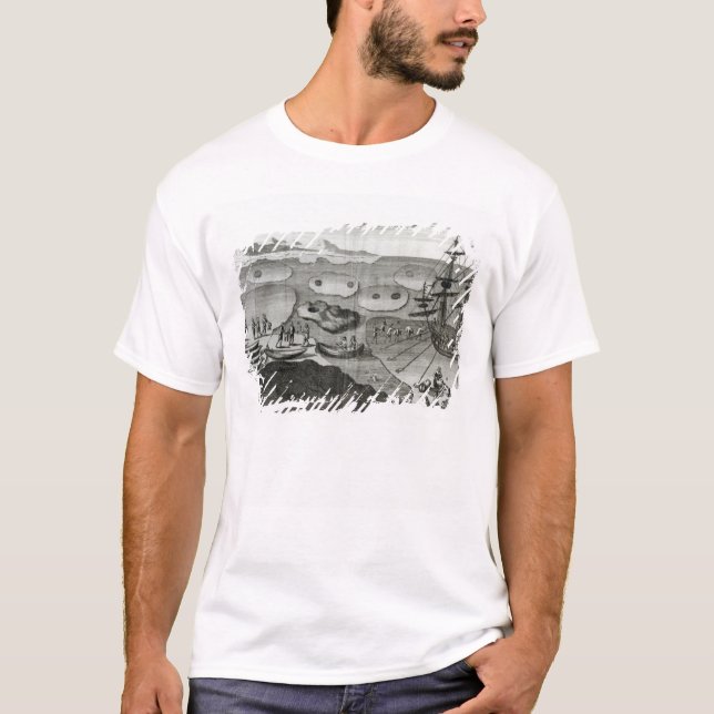 Camiseta O navio que faz Alliance com os esquimós (Frente)