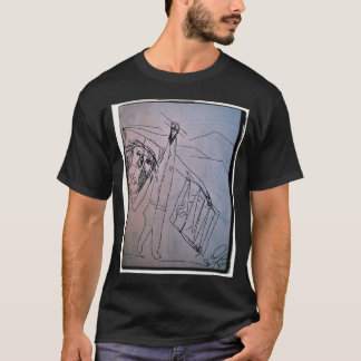 Camiseta o negociante de arte