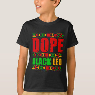 Camiseta O negro de droga Leo Black History Month Melanin A
