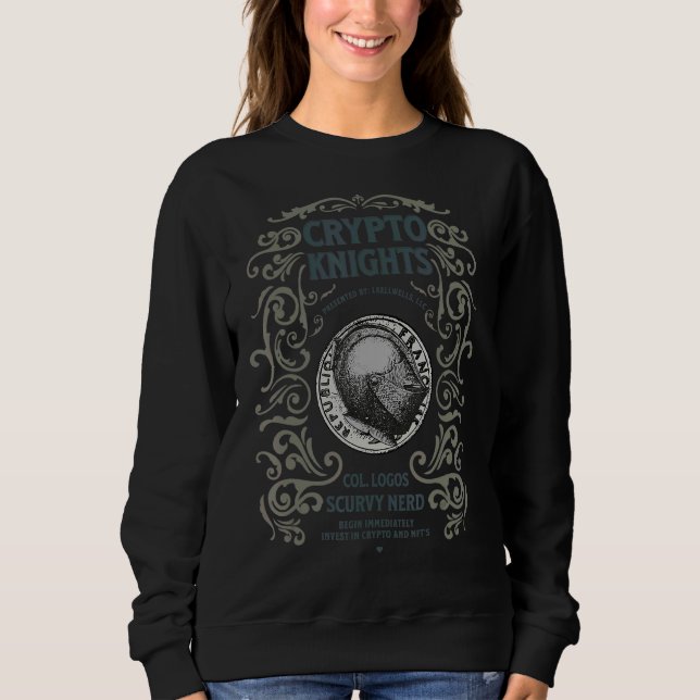 Camiseta O Nerd Scurvy Apresenta Cavaleiros Cripto Para Moe (Frente)