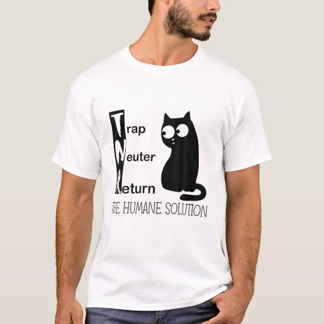 Camiseta O Neutro Da Armadilha Devolve A Solução Humana. Ga (Frente)