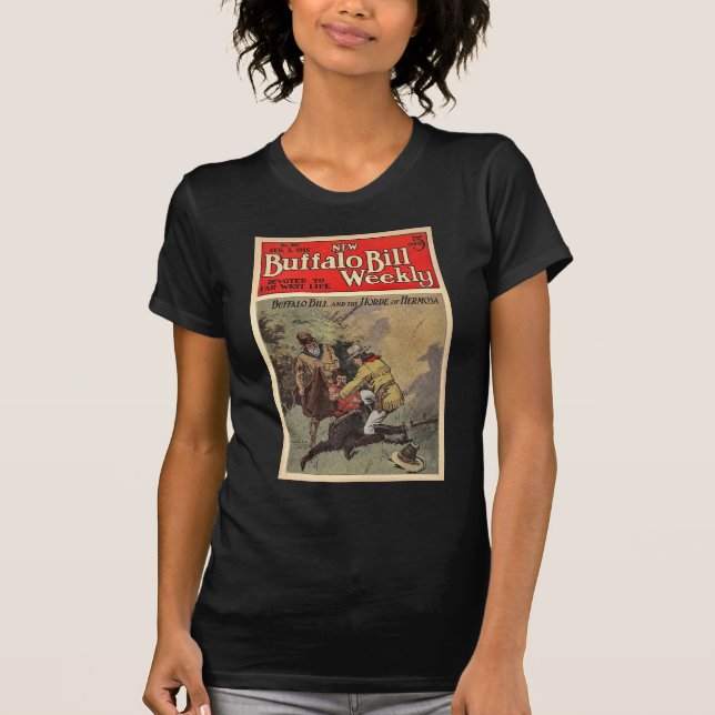 Camiseta O no. semanal novo 204 1916 de Buffalo Bill (Frente)