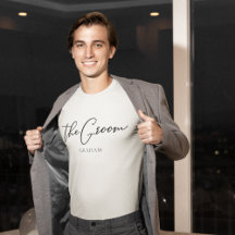 O Noivo Personalizado Casamento Chic Minimalista