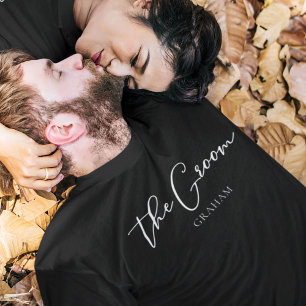 Camiseta O Noivo Personalizado Chic Festa de Despedida de S