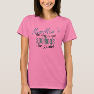 Camiseta O nome de MomMom, e deterioração do jogo