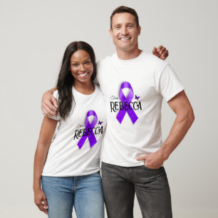 Camiseta O NOME DELA Personaliza Mostrar Suporte a Lupus