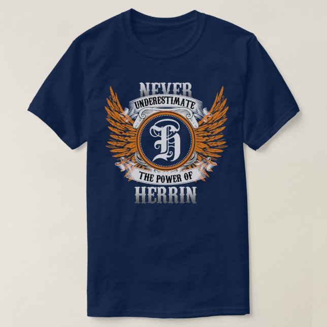 Camiseta O Nome Do Arenque Nunca Subestima O Poder Da (Frente do Design)