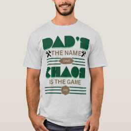 Camiseta O nome do pai, o caos é o único jogo