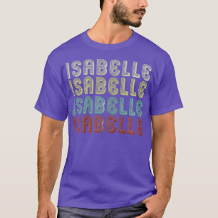 Camiseta O Nome É Isabelle Na Funny Retro Vintage