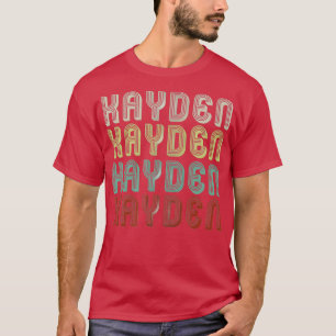 Camiseta O Nome É Kayden Em Retro Vintage Disco Engraçado
