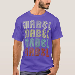 Camiseta O Nome É Mabel No Funny Retro Vintage Disco