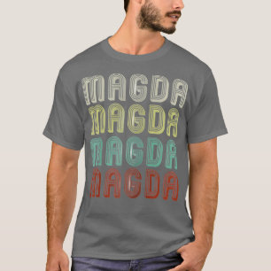 Camiseta O Nome É Magda No Engraçado Retro Vintage Disco