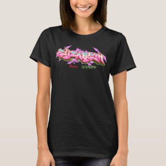 Camiseta O nome Elizabeth no grafite