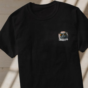 Camiseta O nome Legal e a foto do Simple Modern Grunge de P