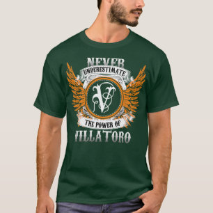 Camiseta O Nome Villatoro Nunca Diminui O Poder