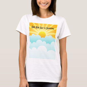 Camiseta O nosso novo dia está desaparecendo