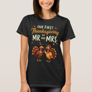 Camiseta O nosso primeiro agradecimento ao Sr. e à Sra. Cas