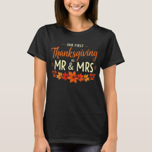 Camiseta O nosso primeiro agradecimento ao Sr. e à Sra. Cas
