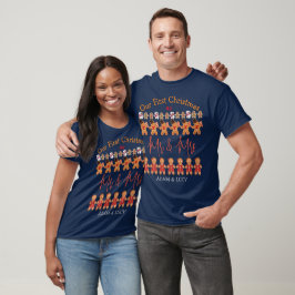 Camiseta O nosso primeiro Natal, Sr. e Sra. /Casal novo