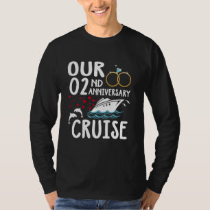 Camiseta O nosso segundo de aniversário Cruise 2 anos de Ca