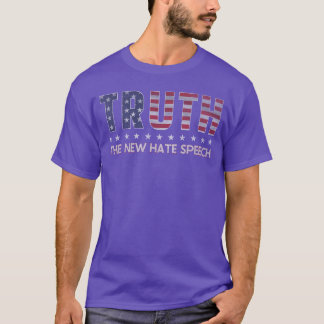 Camiseta O Novo Discurso de Ódio Correção Política EUA Fla