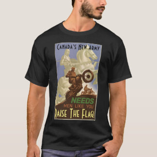 Camiseta O novo exército do Canadá precisa de homens como v