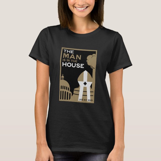 Camiseta O Novo Papa 2025 (Frente)