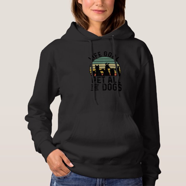 Camiseta O Objetivo Da Vida Pet Todos Os Cães Cachorros Pro (Frente)