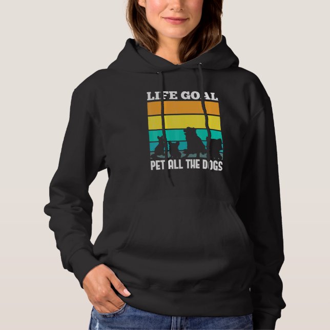 Camiseta O Objetivo Da Vida Pet Todos Os Cães Cães Cachorro (Frente)