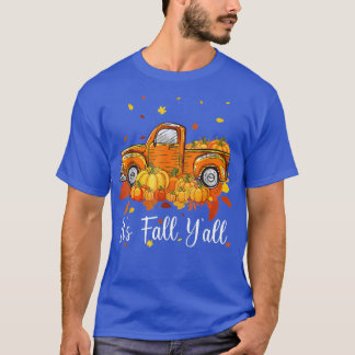 Camiseta O Obrigado de outono do Outono de Pumpkin Truck no