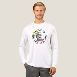 Camiseta O Obstáculo É O Caminho - Citação Marcus Aurelius