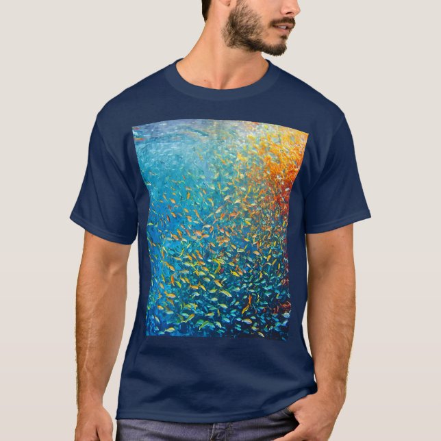 Camiseta o oceano (Frente)
