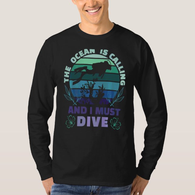 Camiseta O Oceano Está Chamando (Frente)