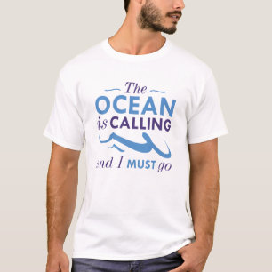 Camiseta O Oceano Está Chamando