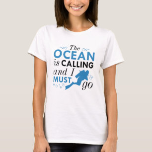 Camiseta O Oceano Está Chamando