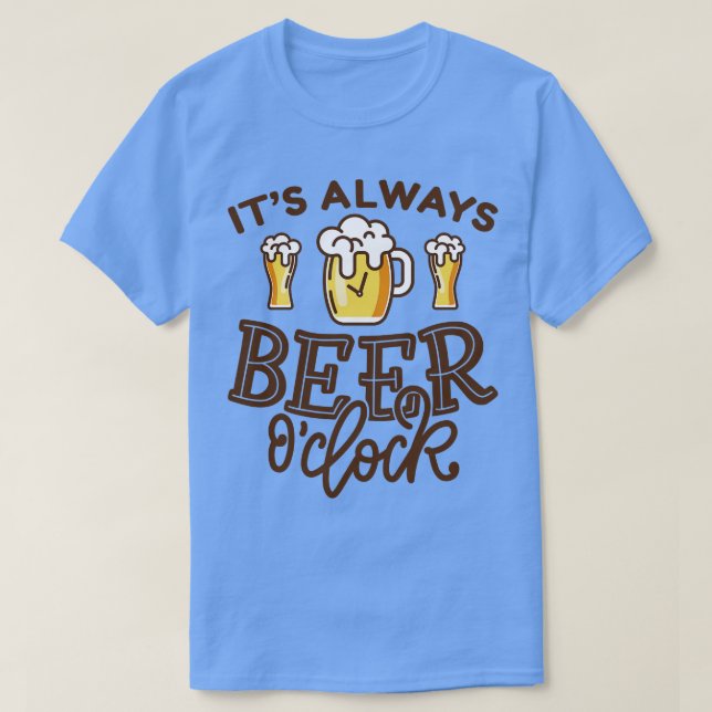 Camiseta O OClock 1 da Cerveja Sempre (Frente do Design)