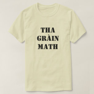 Camiseta o ódio é bom na matemática gaélica escocesa qu