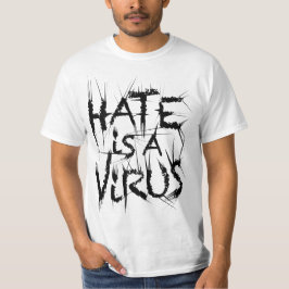 Camiseta O Ódio É Uma Dor De Vírus 1 Tshirt