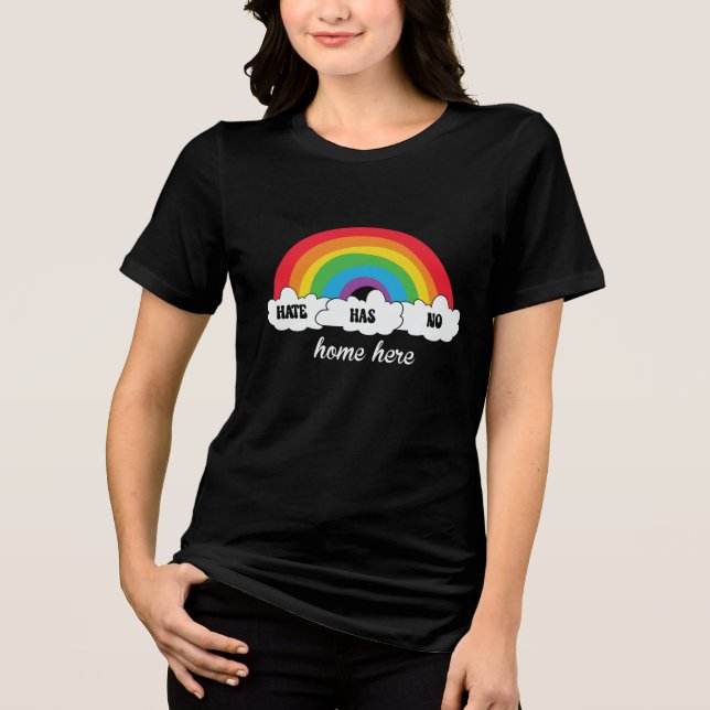 Camiseta O Ódio LGBT Não Tem Casa Aqui (Frente)