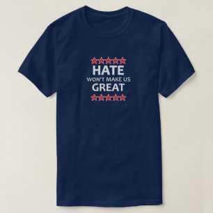 Camiseta O ódio não nos fará Excelente