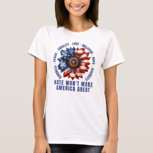 Camiseta O ódio não vai fazer o Excelente da América