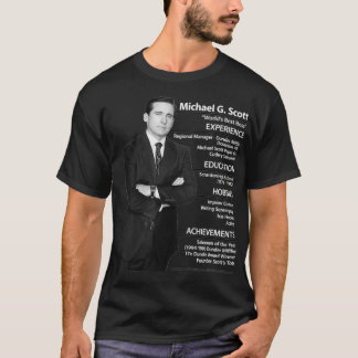 Camiseta O Office Michael Scott Resume